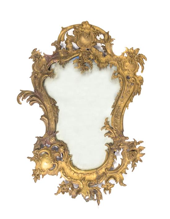 Appraisal: Sale Lot A Spanish Baroque Style Gilt Bronze Mirror th