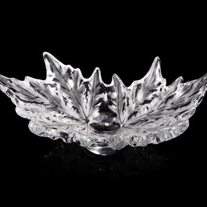 Appraisal: A Lalique Champs- lys es Bowl Second Half th Century