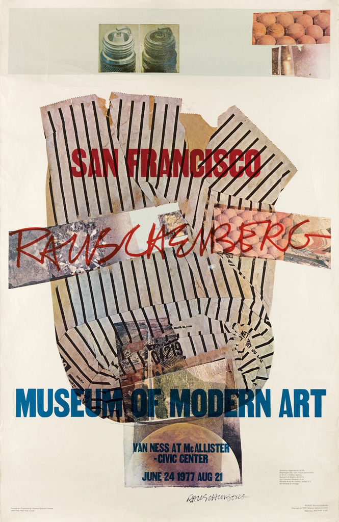 Appraisal: ROBERT RAUSCHENBERG - RAUSCHENBERG SAN FRANCISCO MUSEUM OF MODERN ART