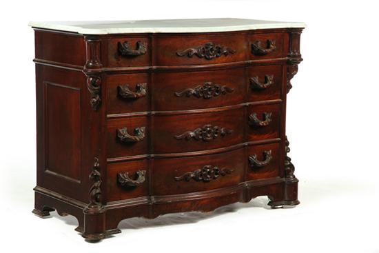 Appraisal: ROCOCO REVIVAL CHEST OF DRAWERS American rd quarter- th century