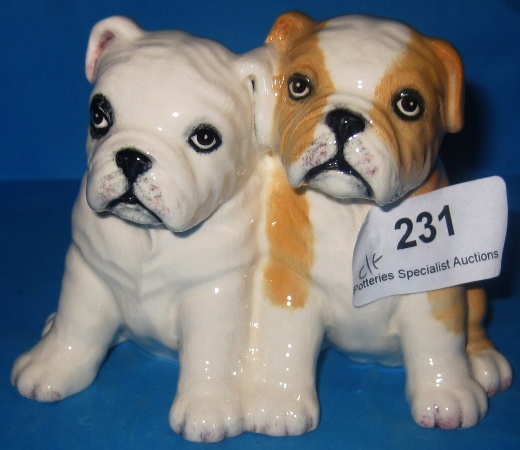 Appraisal: Royal Doulton Limited Edition Bulldog Pups DA