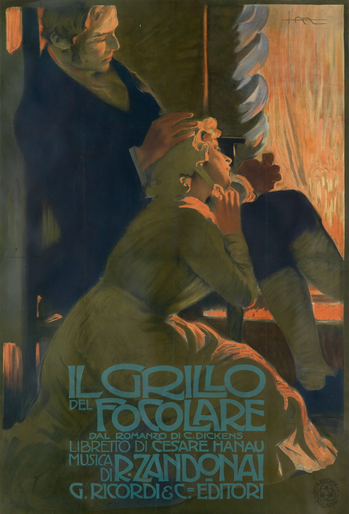 Appraisal: LEOPOLDO METLICOVITZ - IL GRILLO DEL FOCOLARE x inches x