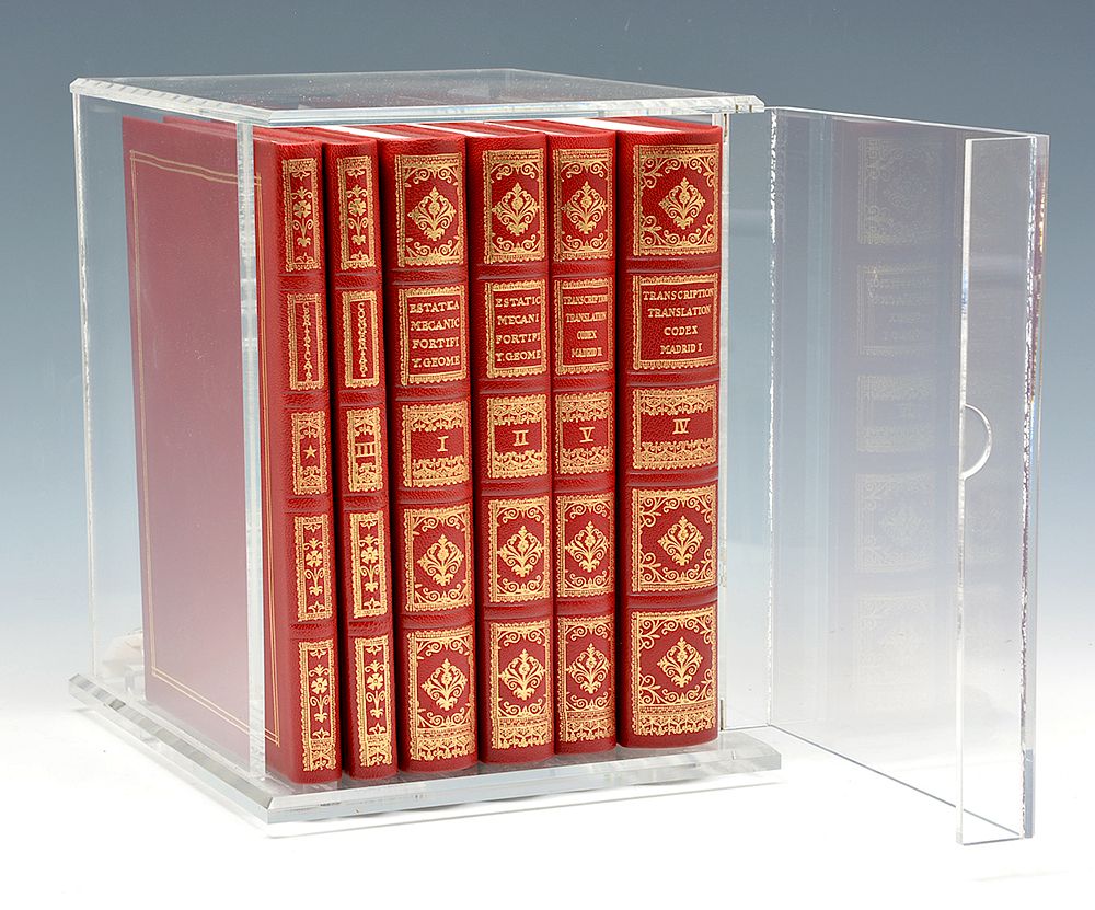 Appraisal: Leonardo da Vinci The Madrid Codices volumes cased Leonardo da