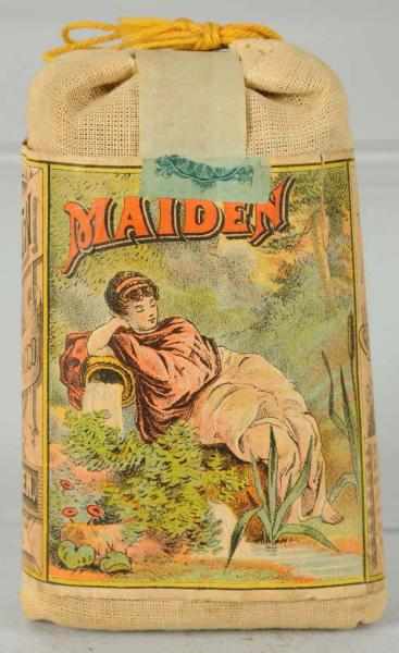 Appraisal: Maiden Cloth Tobacco Pouch Rare pack and good graphics Full