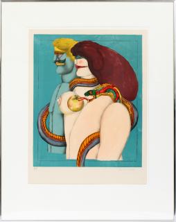 Appraisal: RICHARD LINDNER COLOR LITHOGRAPH RICHARD LINDNER AMERICAN GERMAN - COLOR