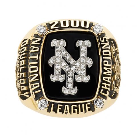 Appraisal: Gold New York Mets National League Championship Ring kt centering