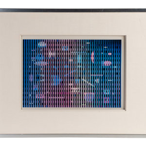 Appraisal: Yaacov Agam Israeli b Fond Marin agamagraph signed and numbered