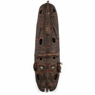 Appraisal: Tribal Carved Mask early to mid th century carved and