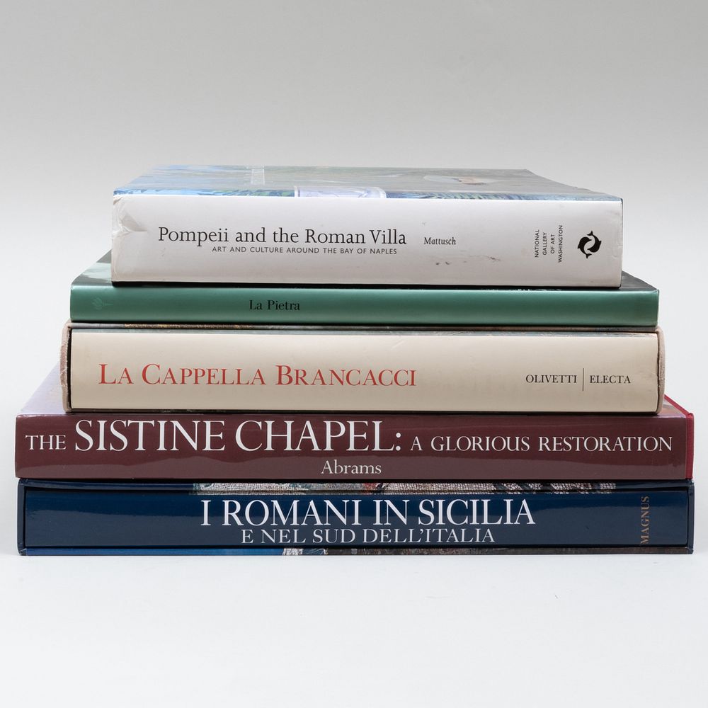 Appraisal: Miscellaneous Group of Books on Italian Art and History Approximately