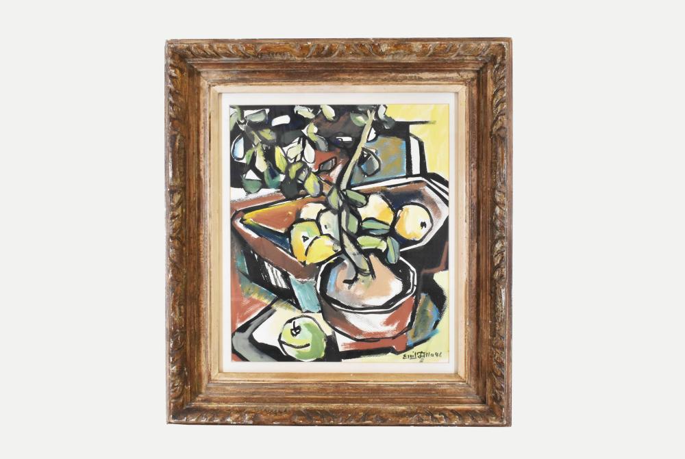 Appraisal: EMIL FILLA FRENCH - Still Life with Fruit Signed l