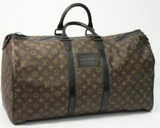 Appraisal: Louis Vuitton Inventeur Duffel Bag Of the traditional monogram canvas