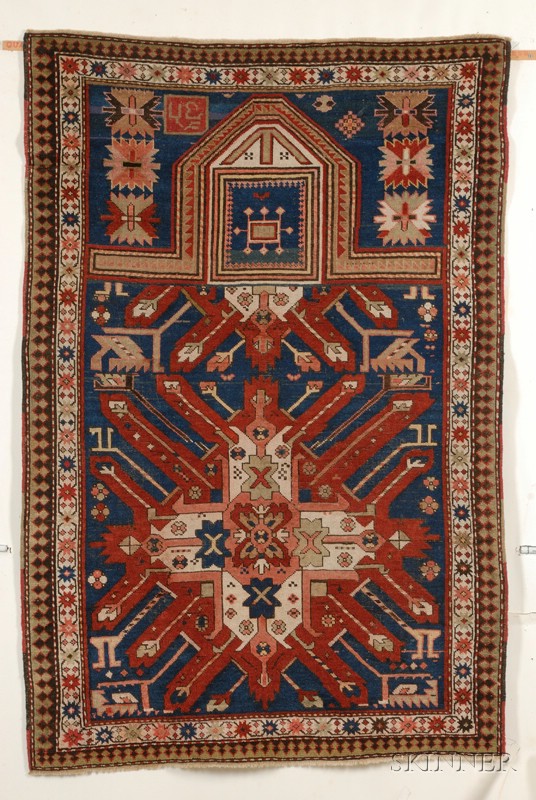 Appraisal: Armenian Eagle Karabagh Prayer Rug South Caucasus late th century