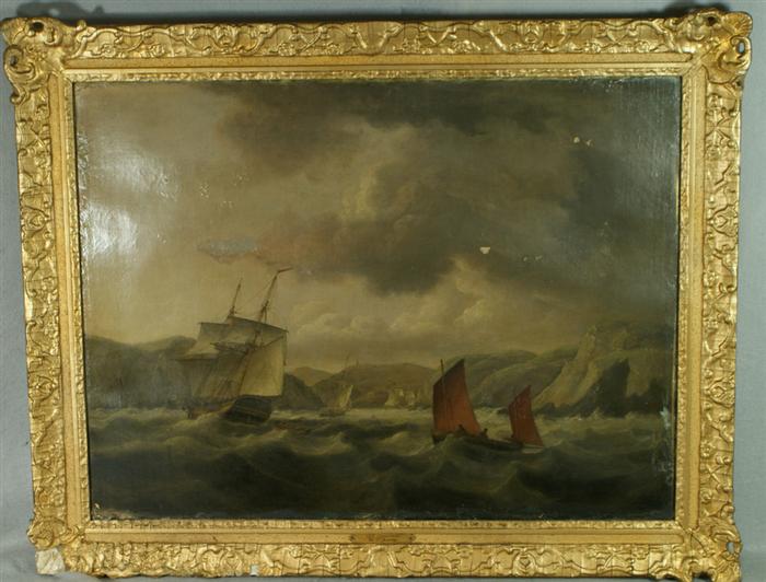 Appraisal: T Luny British - attributed to Off Cornwall o c