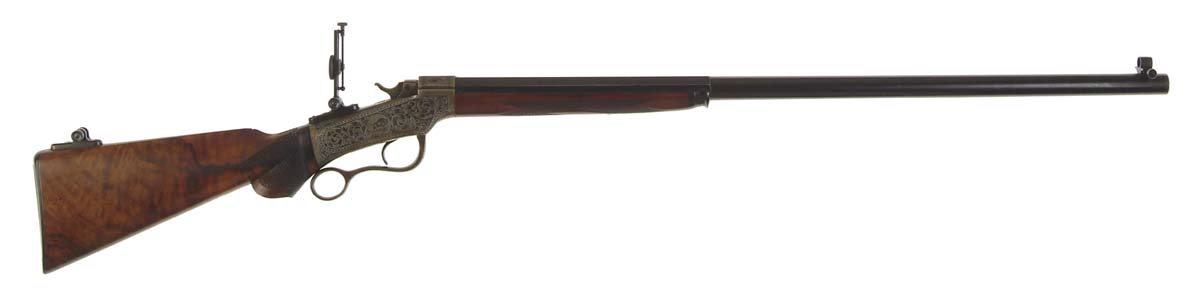 Appraisal: MARLIN BALLARD LONG RANGE SGL SHOT TARGET SPORTING RIFLE Cal