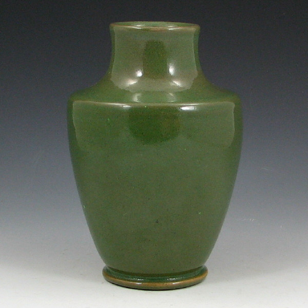 Appraisal: Paul Revere Pottery Green Vase Ca - Mint Paul Revere