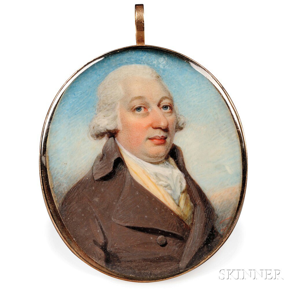 Appraisal: Edward Miles act England and Pennsylvania - Portrait Miniature of