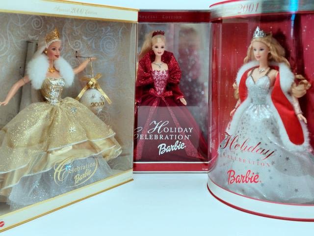 Appraisal: Holiday Barbie Dolls Special Edition Celebration Barbie Special Edition Holiday