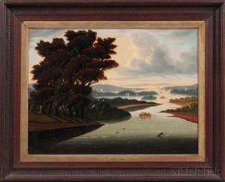 Appraisal: Thomas Chambers New York England - Expansive Landscape Probably a