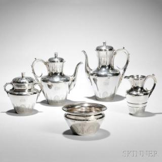 Appraisal: Five-piece Tiffany Co Sterling Silver Tea and Coffee Service New