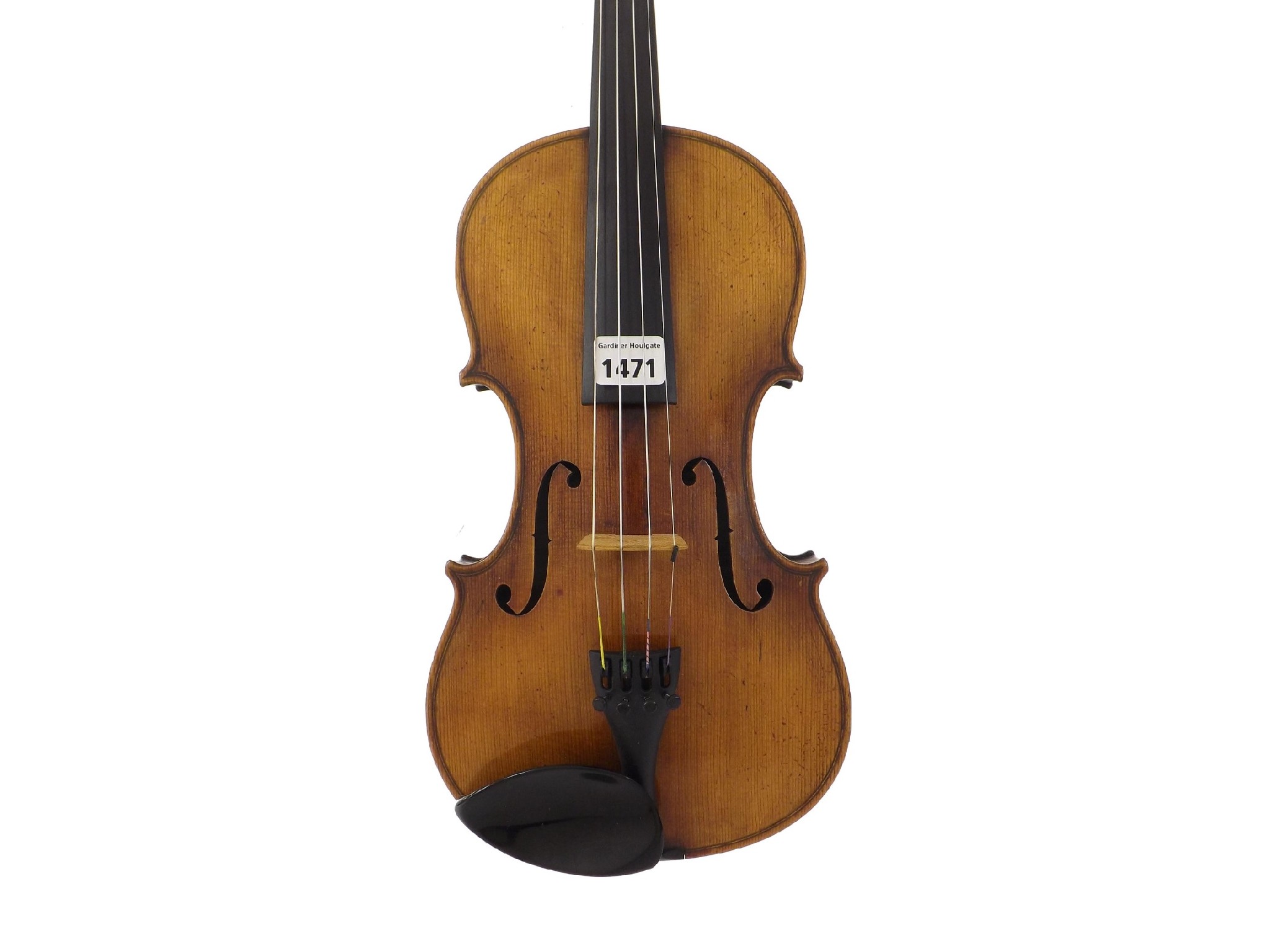 Appraisal: Late th century German violin labelled Antonius Stradivarius cm