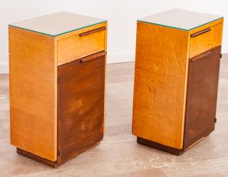 Appraisal: Gilbert Rohde By Herman Miller Nightstands Pair Pair of circa