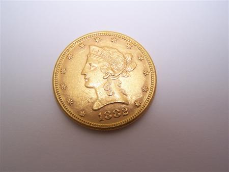 Appraisal: USA - a gold piece GVF