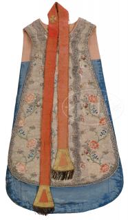 Appraisal: EMBROIDERED SLEEVELESS ROBE EMBROIDERED SLEEVELESS ROBE China th century The