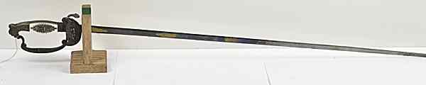 Appraisal: German Pre-WWI Bavarian Court Sword This court sword has a