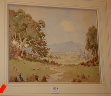 Appraisal: JOHN PARSONS SUMMER LANDSCAPE WATERCOLOUR