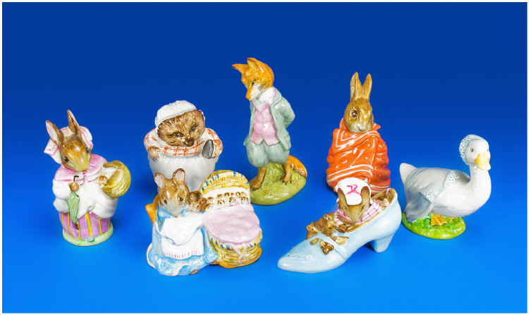 Appraisal: Seven Beswick Beatrix Potter Figures Comprising Mrs Tiggy Winkle The