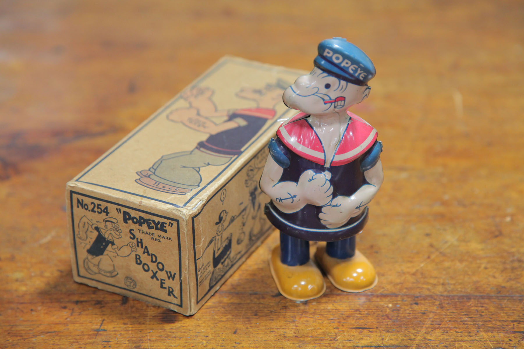 Appraisal: J CHEIN CO POPEYE WIND UP TOY New Jersey mid