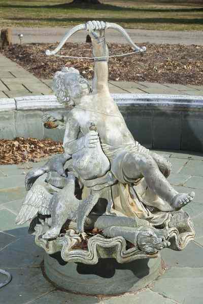 Appraisal: French Louis XV Fountainheadlikely th century consisting of Cupid holding