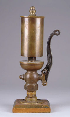 Appraisal: BRASS STEAM WHISTLE Marked MONERCAM SIZE h CONDITION Very good