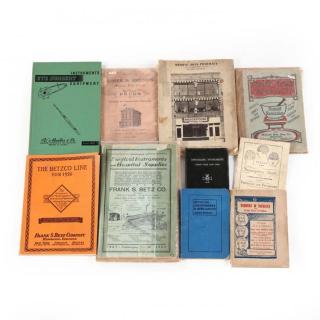 Appraisal: American Medical Catalogues and Related Ephemera early th century includes