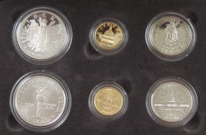 Appraisal: CASED UNCIRCULATED COIN SET United States Congressional Coins including six