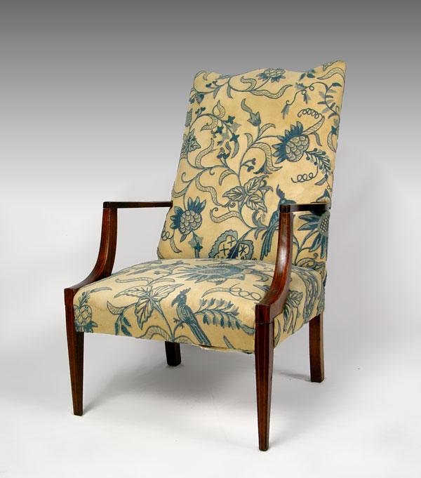 Appraisal: th C LOLLING CHAIR Also known as a Martha Washington