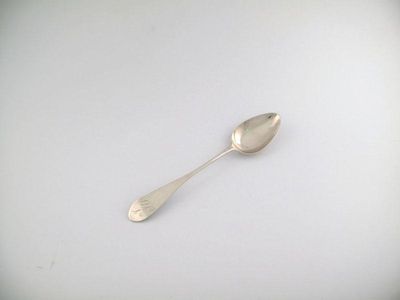 Appraisal: Alexander Rollo a silver old English Point pattern tablespoon circa