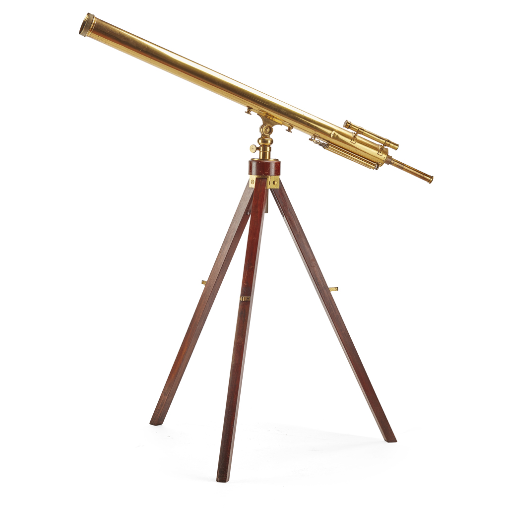 Appraisal: -INCH ALTAZIMUTH REFRACTING BRASS TELESCOPE BY DOLLOND LONDON CIRCA marked