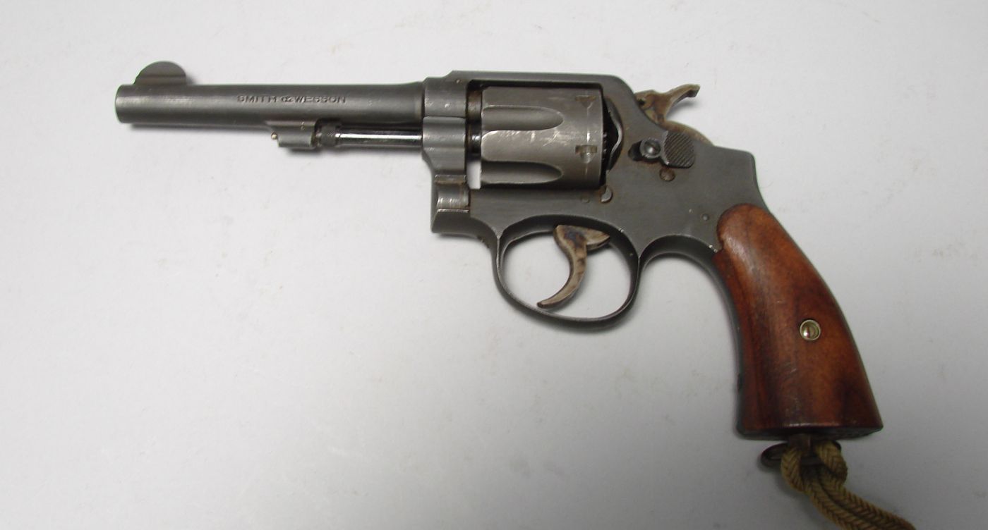 Appraisal: U S SMITH WESSON SERVICE REVOLVER cal Serial Black Parkerized