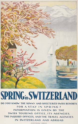 Appraisal: EMIL CARDINAUX - SPRING IN SWITZERLAND x inches Wolfsberg Zurich