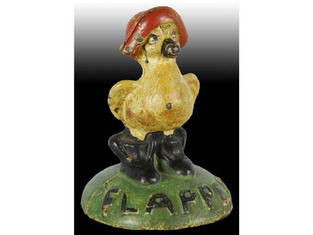 Appraisal: The Flapper Hubley Cast Iron Paperweight Description Made by Hubley