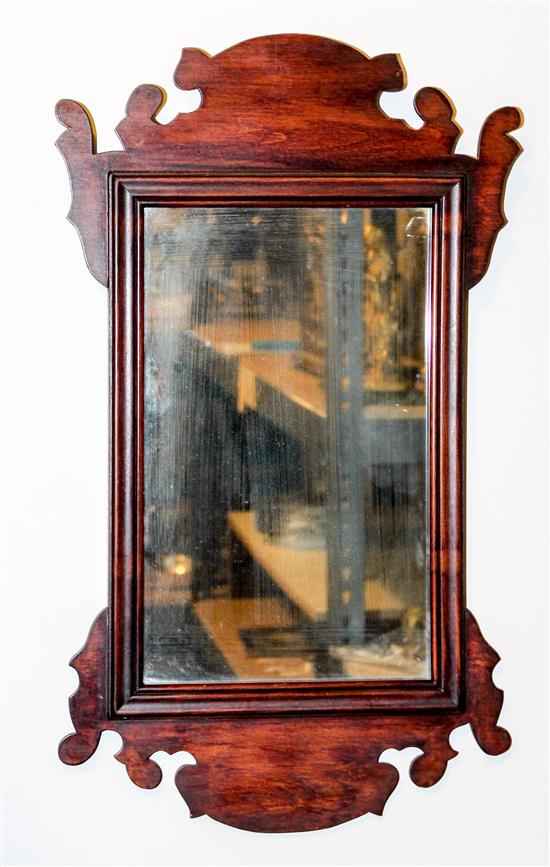 Appraisal: Sale Lot A Chippendale Style Mahogany Mirror th th century