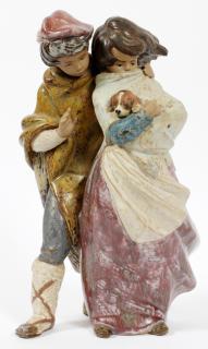 Appraisal: LLADRO GRES PORCELAIN FIGURE GROUP LLADRO GRES PORCELAIN FIGURE GROUP