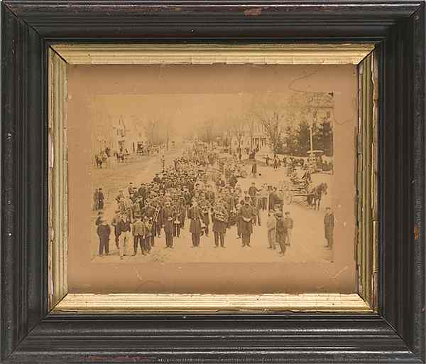 Appraisal: Civil War Photograph of Parade of Recruits from the th