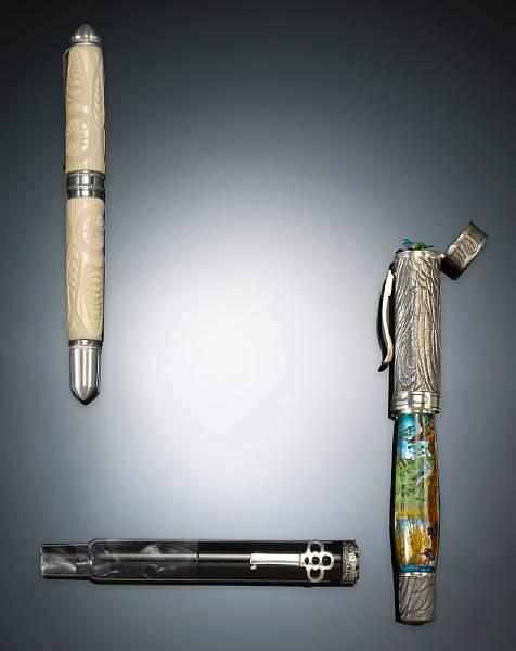 Appraisal: KRONE John J Audubon Limited Edition Fountain Pen One of