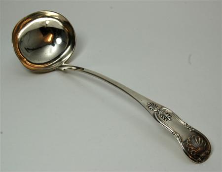 Appraisal: Dundee - a Scottish provincial silver soup ladle A Cameron