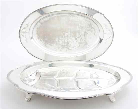 Appraisal: An American Silverplate Well and Tree Platter Sheffield Silver Co