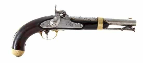 Appraisal: Rare Confederate caliber Palmetto Armory Columbia South Carolina percussion pistol