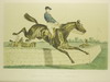 Appraisal: PAIR LITHOS HANDCOLORED - Equine Portrait British Steeplechase Champions Valentino