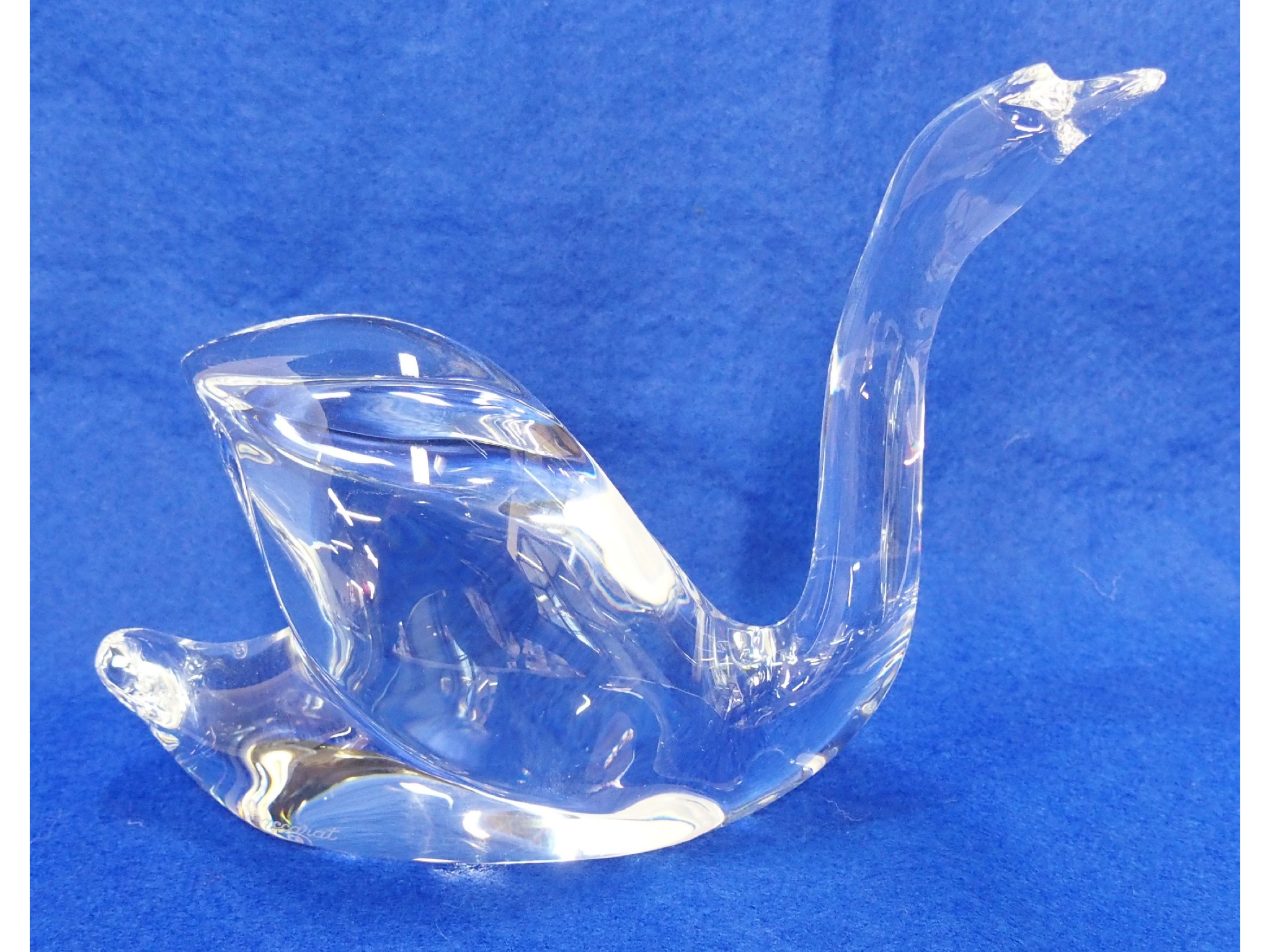 Appraisal: Baccarat Crystal figure of a swan